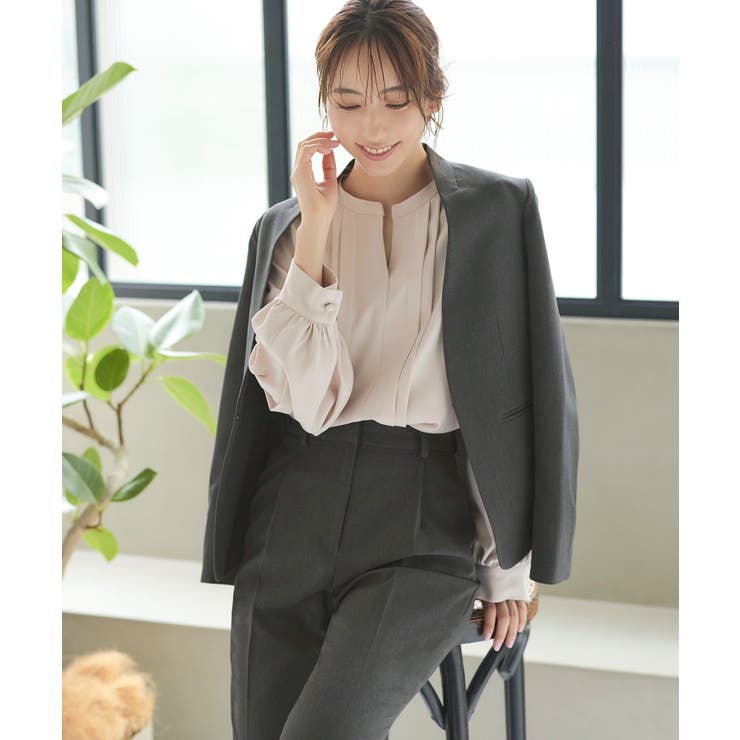 選べる4タイプ洗えるベーシックビジネススーツパンツセット | RUIRUE BOUTIQUE | 詳細画像17 