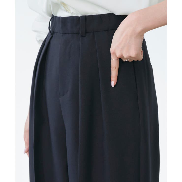 洗えるマニッシュスーツワイドパンツセット | RUIRUE BOUTIQUE | 詳細画像37 