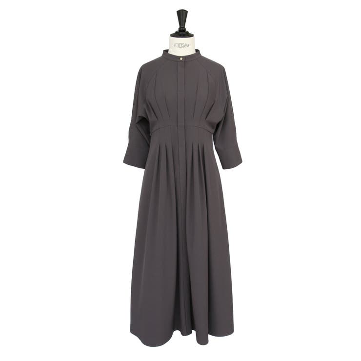 ウエストタック・バンドカラーロングワンピース | RUIRUE BOUTIQUE | 詳細画像20 