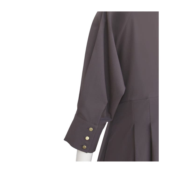 ウエストタック・バンドカラーロングワンピース | RUIRUE BOUTIQUE | 詳細画像25 