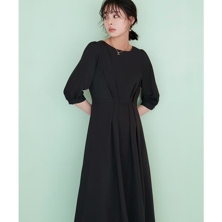 バックベルト・ウエストタック ロングワンピース | RUIRUE BOUTIQUE | 詳細画像10 