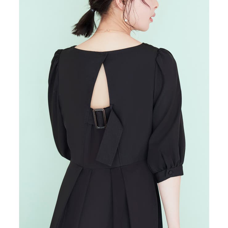 バックベルト・ウエストタック ロングワンピース | RUIRUE BOUTIQUE | 詳細画像9 