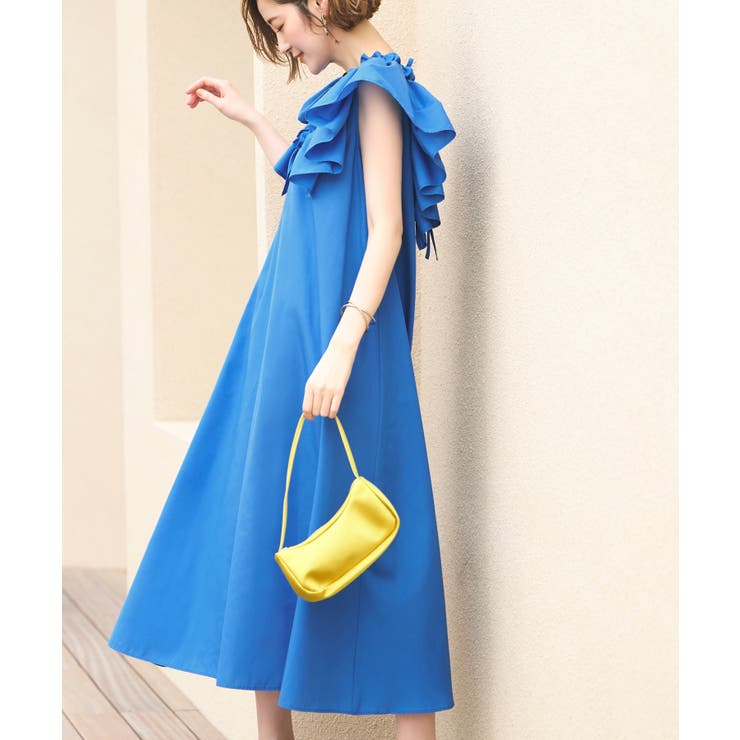 ショルダーフリルAラインリラクシーワンピース | RUIRUE BOUTIQUE | 詳細画像11 