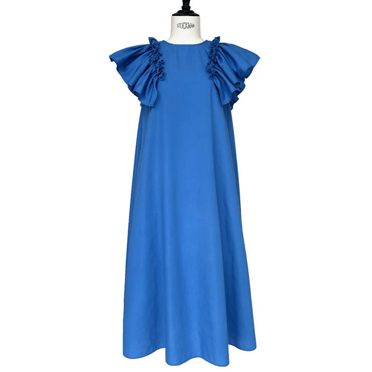 ショルダーフリルAラインリラクシーワンピース | RUIRUE BOUTIQUE | 詳細画像29 