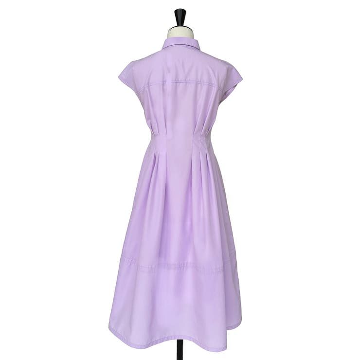 ワンサイドフリルフレンチスリーブシャツワンピース | RUIRUE BOUTIQUE | 詳細画像25 