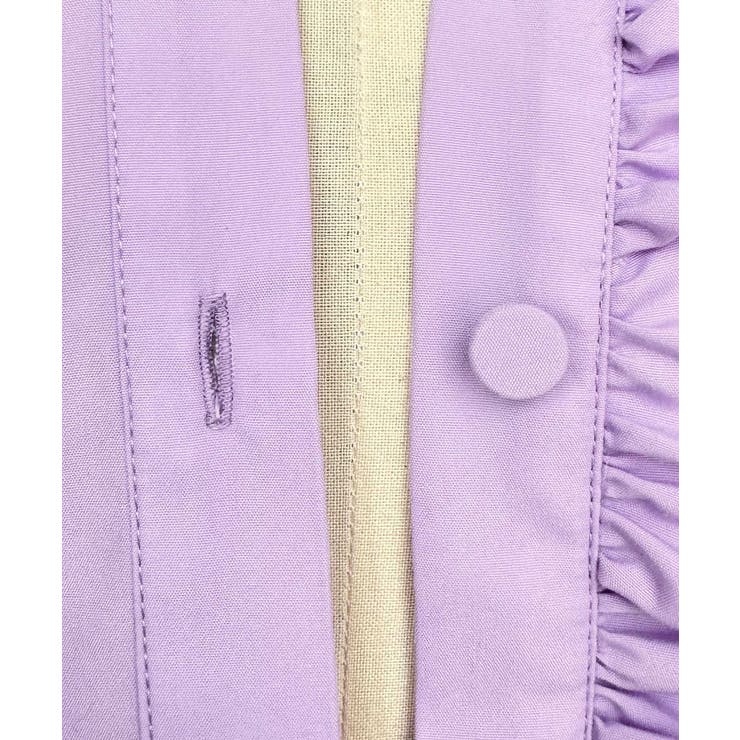 ワンサイドフリルフレンチスリーブシャツワンピース | RUIRUE BOUTIQUE | 詳細画像28 