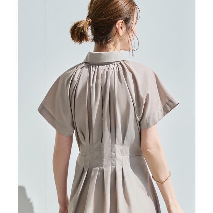 【洗える】タック＆フレア ロングシャツワンピース | RUIRUE BOUTIQUE | 詳細画像11 