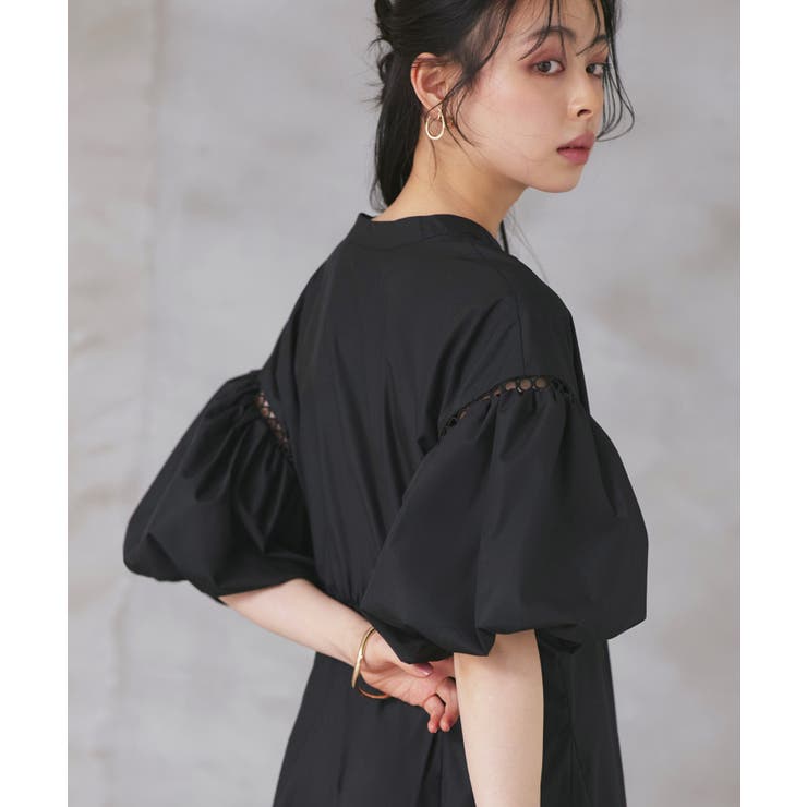 バルーンスリーブフレアシャツワンピース | RUIRUE BOUTIQUE | 詳細画像8 
