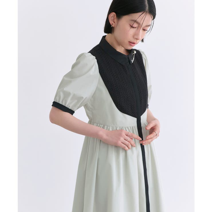 レース切り替えフレアシャツワンピース | RUIRUE BOUTIQUE | 詳細画像23 