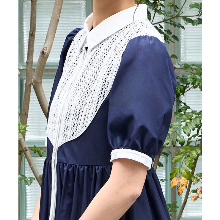 レース切り替えフレアシャツワンピース | RUIRUE BOUTIQUE | 詳細画像30 