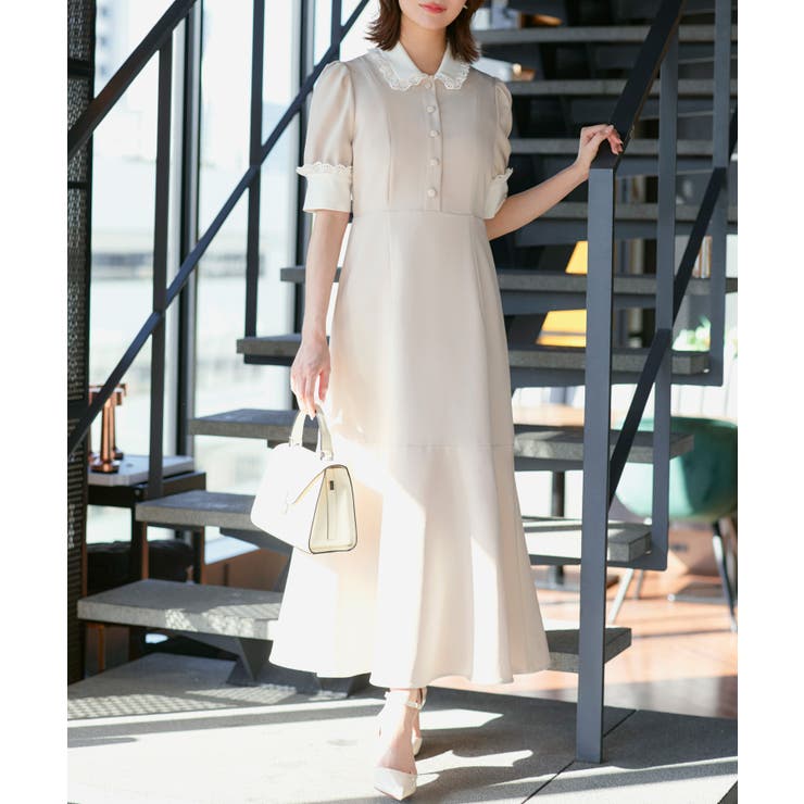 バイカラークラシックワンピース | RUIRUE BOUTIQUE | 詳細画像21 
