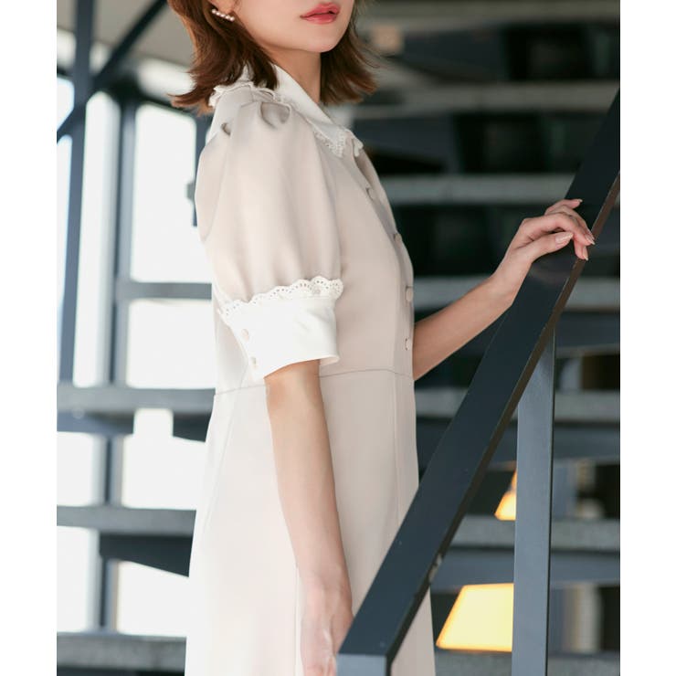 バイカラークラシックワンピース | RUIRUE BOUTIQUE | 詳細画像22 