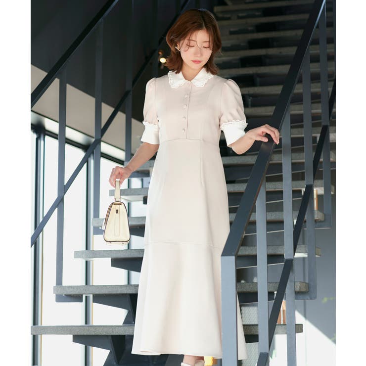 バイカラークラシックワンピース | RUIRUE BOUTIQUE | 詳細画像23 
