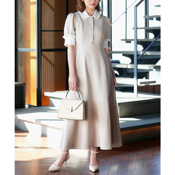 バイカラークラシックワンピース | RUIRUE BOUTIQUE | 詳細画像25 