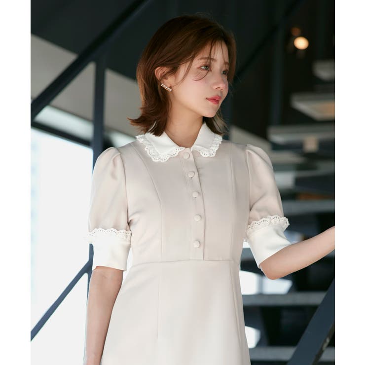 バイカラークラシックワンピース | RUIRUE BOUTIQUE | 詳細画像27 