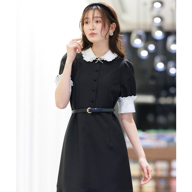バイカラークラシックワンピース | RUIRUE BOUTIQUE | 詳細画像4 
