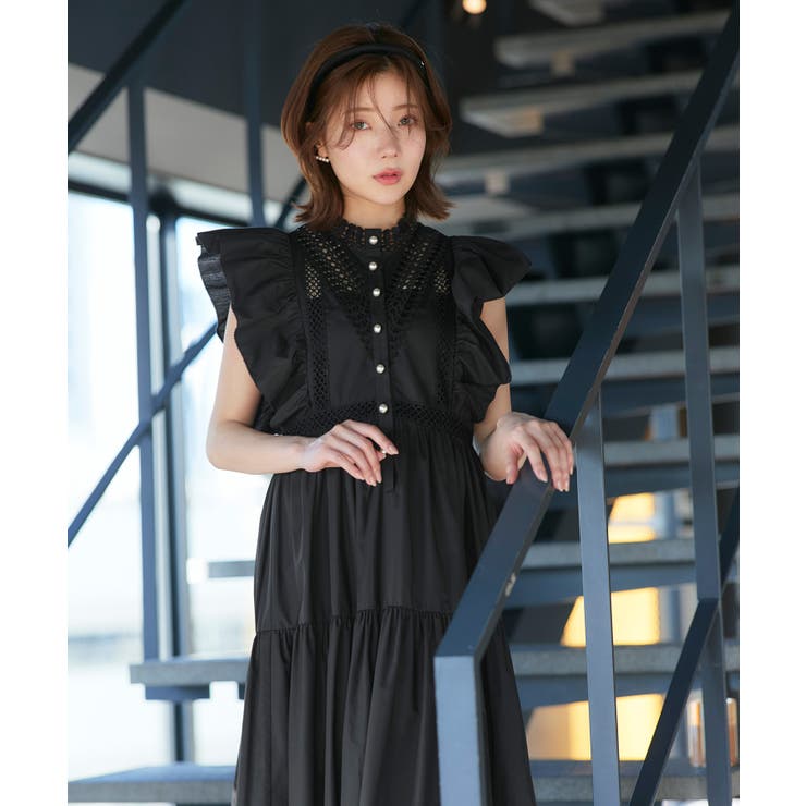 ティアードボリュームシャツワンピース | RUIRUE BOUTIQUE | 詳細画像21 
