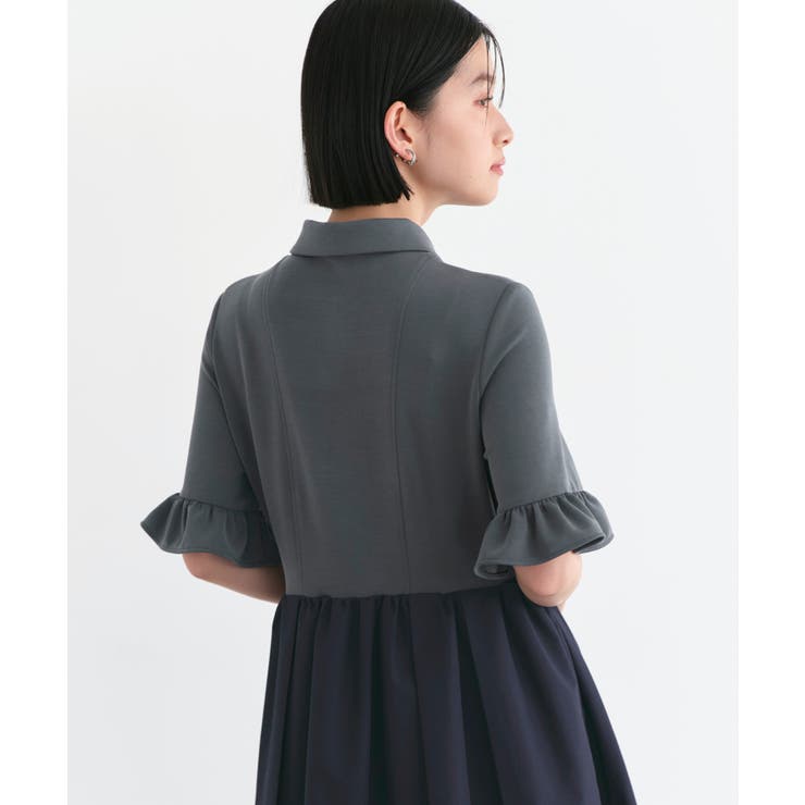 【洗える】ビジューボタン・フレア ポロワンピース | RUIRUE BOUTIQUE | 詳細画像19 