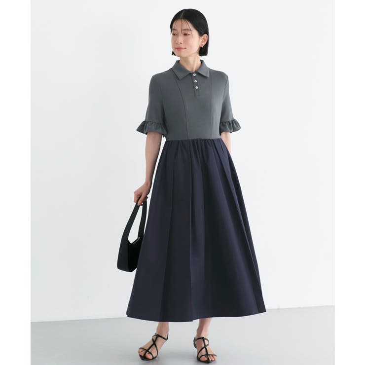 【洗える】ビジューボタン・フレア ポロワンピース | RUIRUE BOUTIQUE | 詳細画像21 