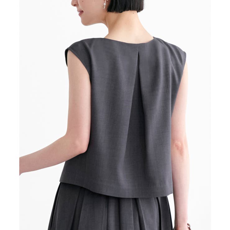 アシンメトリージレ＆ボックスプリーツスカート セットアップ | RUIRUE BOUTIQUE | 詳細画像24 