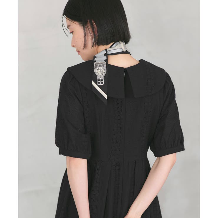 ビッグカラーフレアスカートワンピース | RUIRUE BOUTIQUE | 詳細画像11 