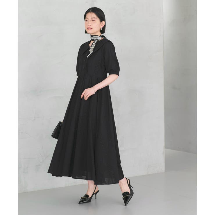 ビッグカラーフレアスカートワンピース | RUIRUE BOUTIQUE | 詳細画像16 