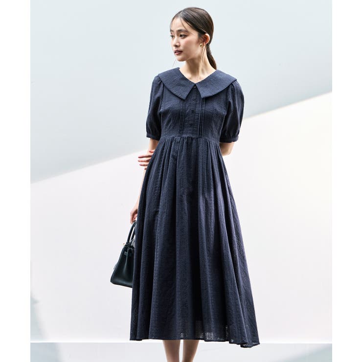 ビッグカラーフレアスカートワンピース | RUIRUE BOUTIQUE | 詳細画像20 