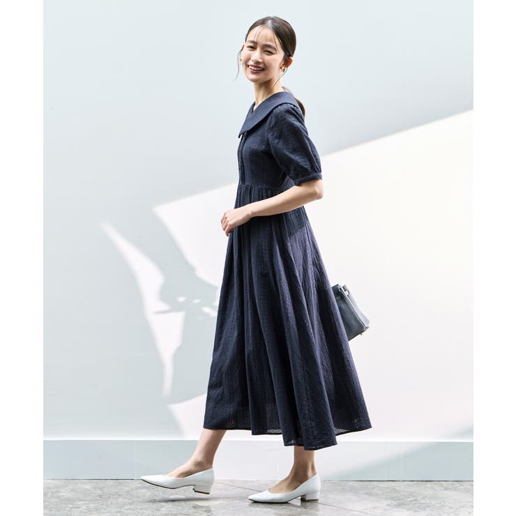 ビッグカラーフレアスカートワンピース | RUIRUE BOUTIQUE | 詳細画像21 