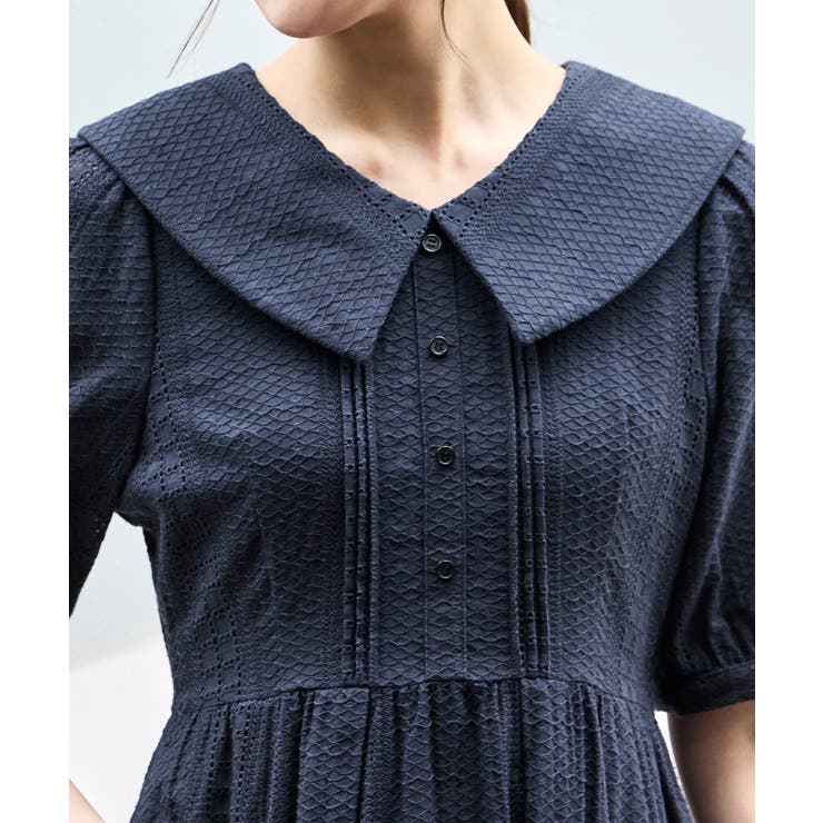 ビッグカラーフレアスカートワンピース | RUIRUE BOUTIQUE | 詳細画像26 