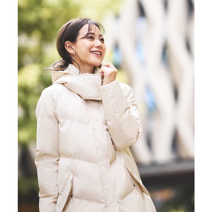 ライトサーモレイヤードヘムフーディーパデットコート | RUIRUE BOUTIQUE | 詳細画像17 