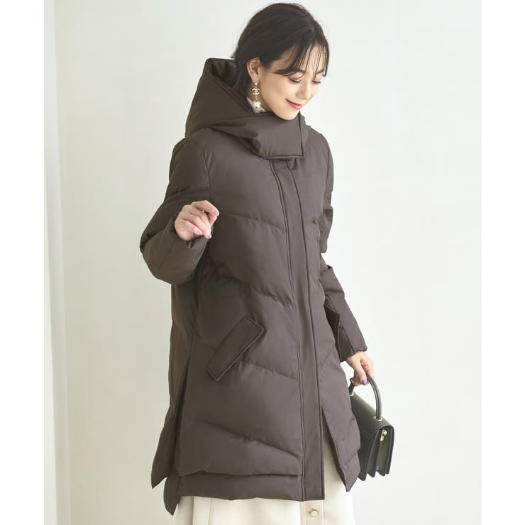 ライトサーモレイヤードヘムフーディーパデットコート | RUIRUE BOUTIQUE | 詳細画像20 
