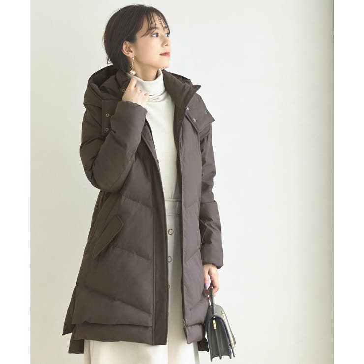 ライトサーモレイヤードヘムフーディーパデットコート | RUIRUE BOUTIQUE | 詳細画像22 