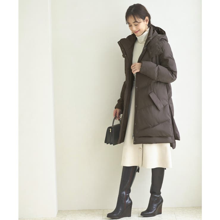 ライトサーモレイヤードヘムフーディーパデットコート | RUIRUE BOUTIQUE | 詳細画像23 