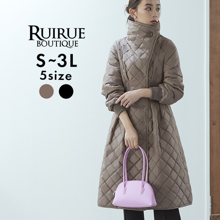 ライトサーモキルティングサイドリブコート | RUIRUE BOUTIQUE | 詳細画像1 