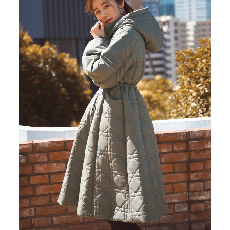 【2wayシルエット】ミックスステッチ・フーディーパテッドコート | RUIRUE BOUTIQUE | 詳細画像10 