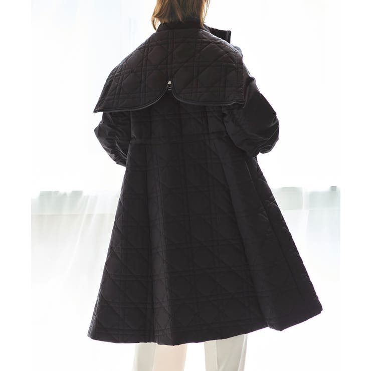 【2wayシルエット】ミックスステッチ・フーディーパテッドコート | RUIRUE BOUTIQUE | 詳細画像14 