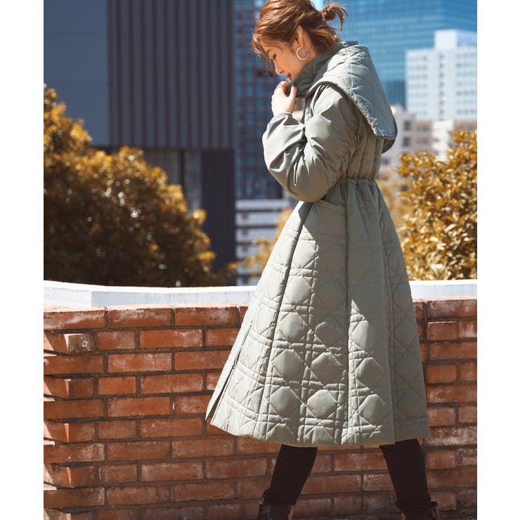 【2wayシルエット】ミックスステッチ・フーディーパテッドコート | RUIRUE BOUTIQUE | 詳細画像8 