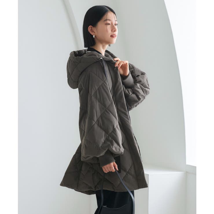 ファイバーライトサーモ・ボリュームスリーブキルティングコート | RUIRUE BOUTIQUE | 詳細画像30 