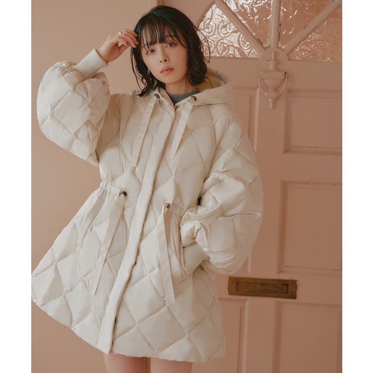 ファイバーライトサーモ・ボリュームスリーブキルティングコート | RUIRUE BOUTIQUE | 詳細画像5 