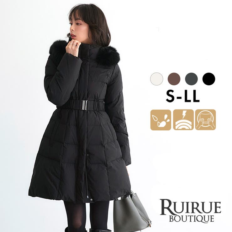 【洗える/撥水/静電気防止】スタイルアップダウンコート | RUIRUE BOUTIQUE | 詳細画像1 