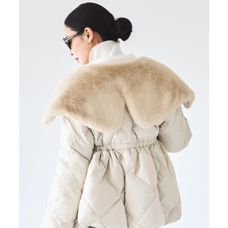【洗える/撥水/静電気防止】エコファーカラー ダウンコート | RUIRUE BOUTIQUE | 詳細画像3 