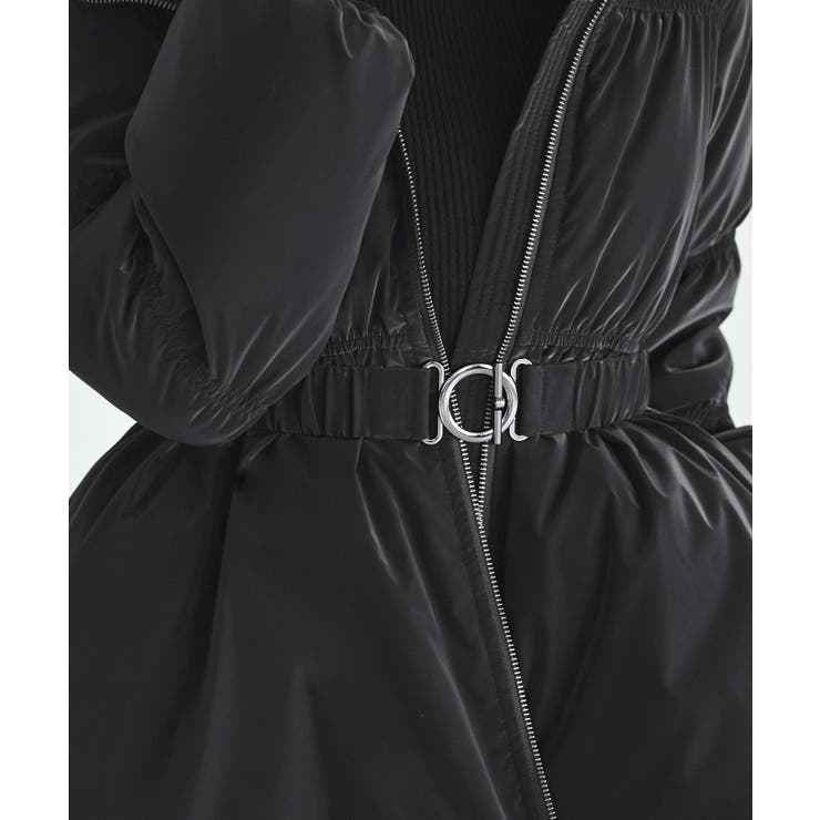 グロスタフタ ×ダウン 洗える・フーディーダウンコート(共生地ゴムベルト付き) | RUIRUE BOUTIQUE | 詳細画像8 