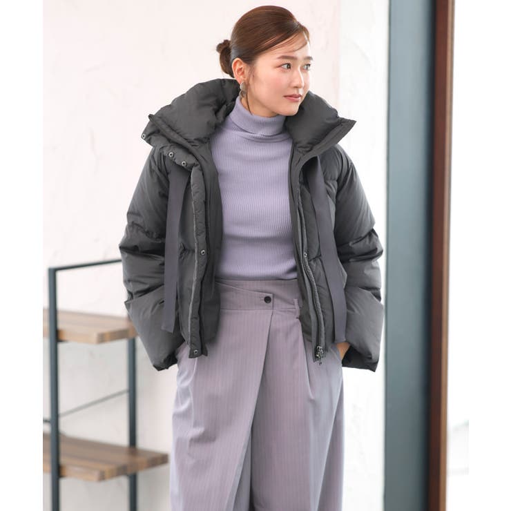 【フレンチダウン】グログランリボンフレンチダウンショートコート | RUIRUE BOUTIQUE | 詳細画像12 