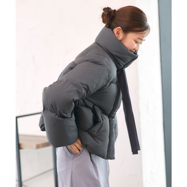 【フレンチダウン】グログランリボンフレンチダウンショートコート | RUIRUE BOUTIQUE | 詳細画像13 