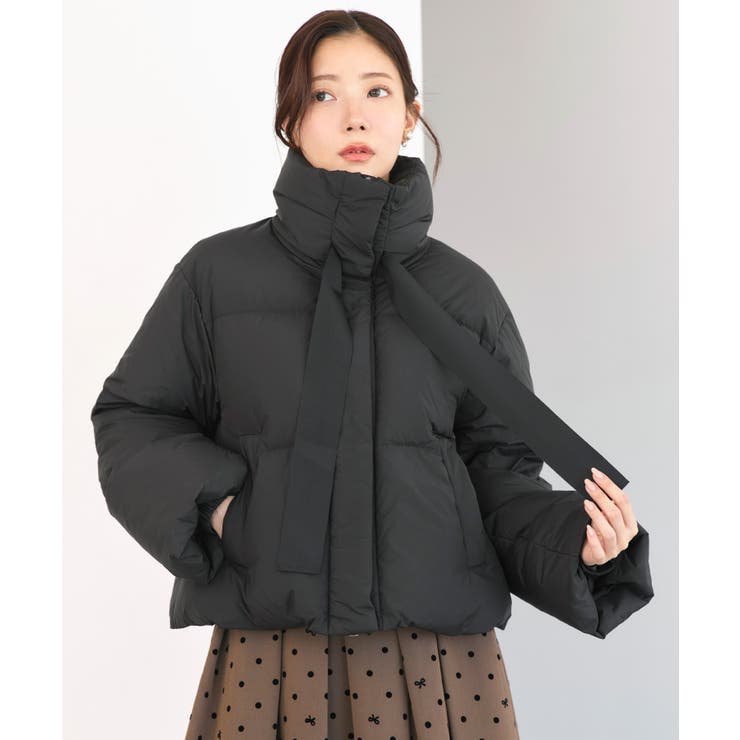 【フレンチダウン】グログランリボンフレンチダウンショートコート | RUIRUE BOUTIQUE | 詳細画像2 