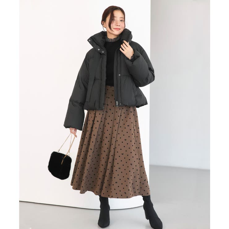 【フレンチダウン】グログランリボンフレンチダウンショートコート | RUIRUE BOUTIQUE | 詳細画像3 