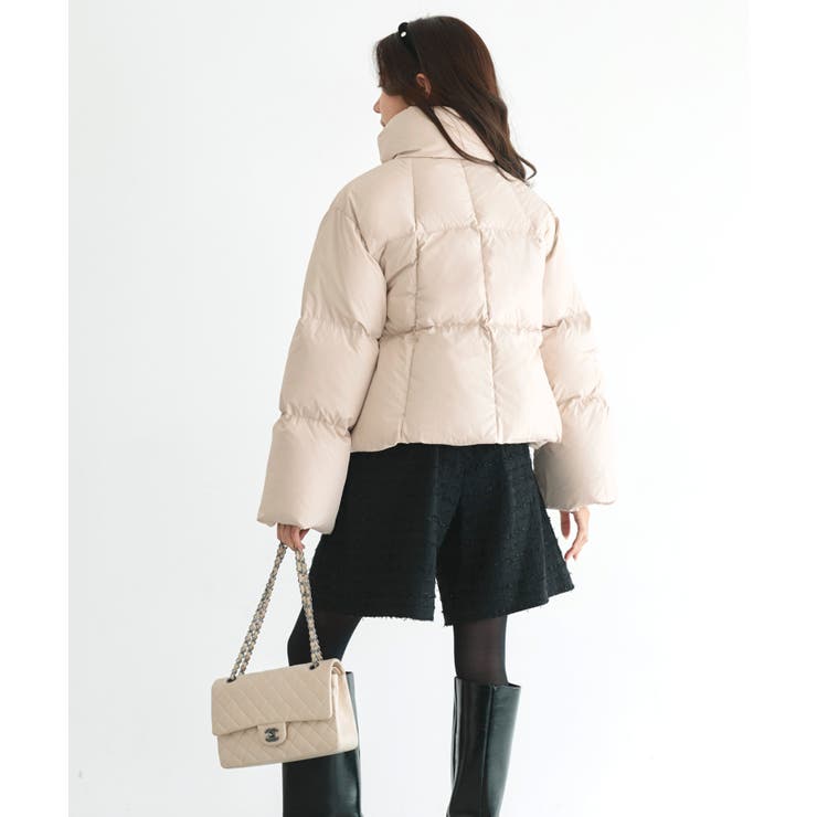 【フレンチダウン】グログランリボンフレンチダウンショートコート | RUIRUE BOUTIQUE | 詳細画像7 