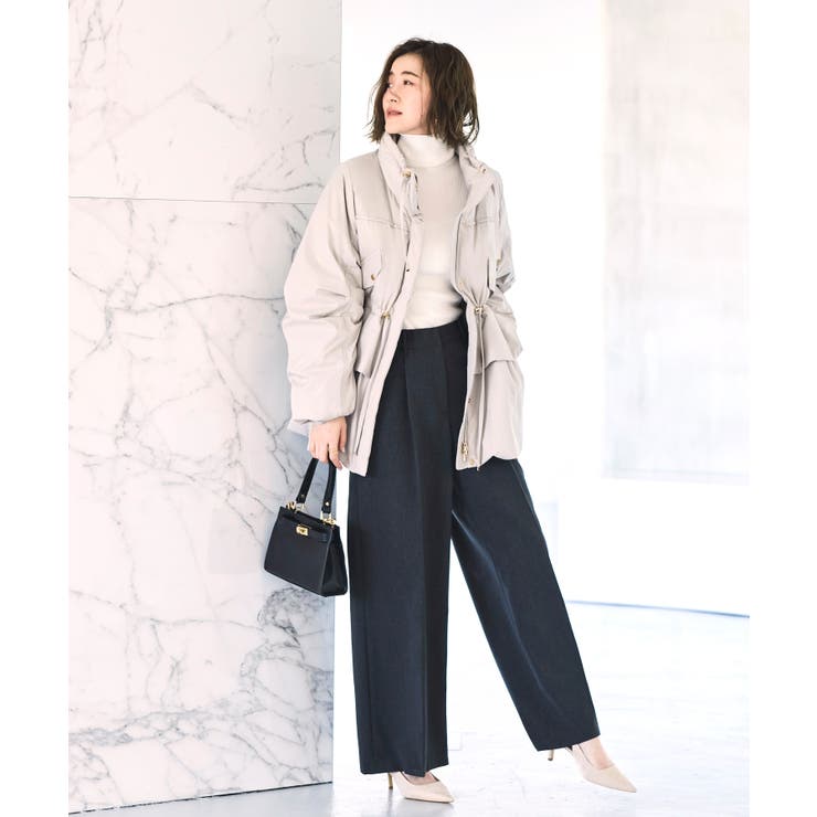 【洗える】ダブルペプラム・ダウンコート | RUIRUE BOUTIQUE | 詳細画像10 