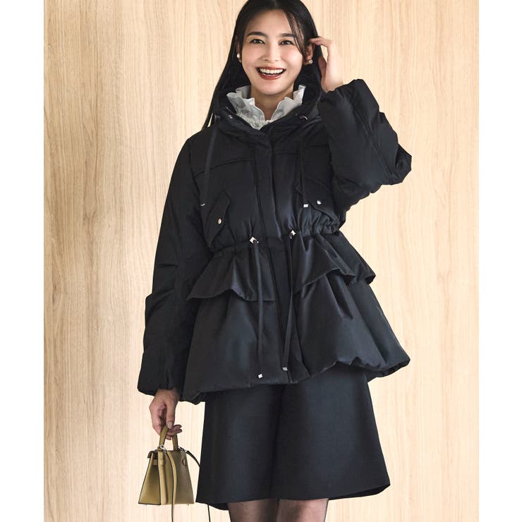 【洗える】ダブルペプラム・ダウンコート | RUIRUE BOUTIQUE | 詳細画像2 