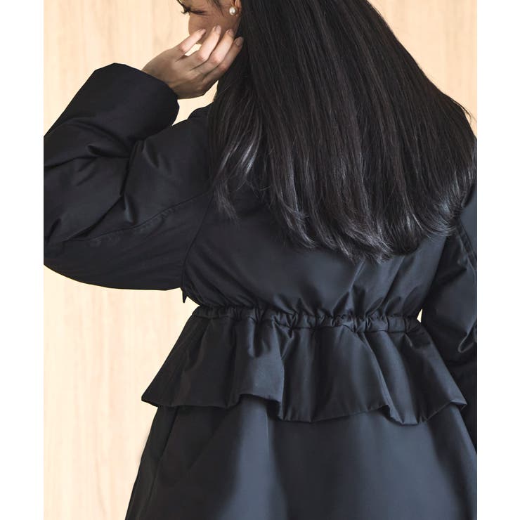 【洗える】ダブルペプラム・ダウンコート | RUIRUE BOUTIQUE | 詳細画像3 